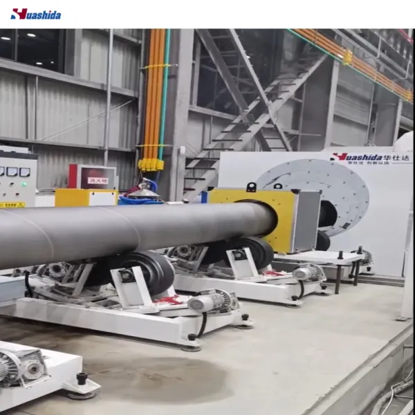 Intelligent Steel Pipe Internal and External Epoxy Anti-Corrosion Production Line Exported Globally