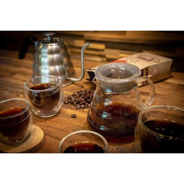 Popular Glass Pour Over Coffee Maker Coffee Server Kettle 11.5 X 8.5 X 12 Cm