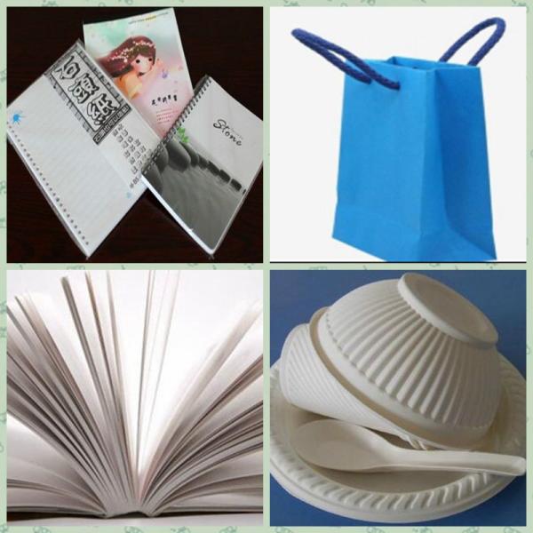 papier en pierre blanc de douceur de 300g 450g pour des magazines imperméables/réutilisées le papier blanc de pierre de douceur de 300g 450g pour des magazines imperméabilisent/réutilisé