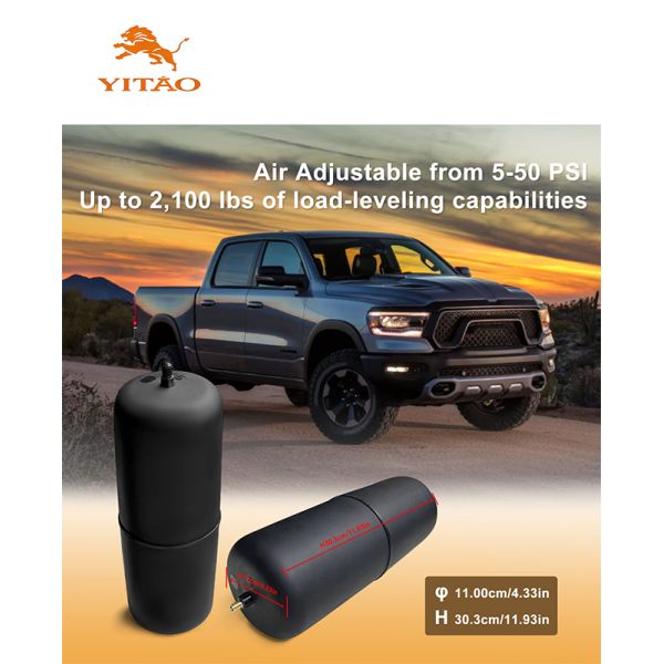 Air Spring Suspension Kit 60818HD Fits 2009-2022 RAM 1500 Pickups 2WD & 4WD