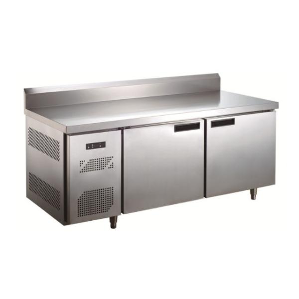 0.4L Industrial Catering Fridge Stiainless Steel Under Counter With Backsplash