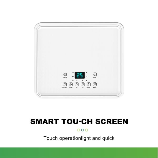 Silent Sleep-Friendly Portable Air Conditioner 6000BTU Adjustable Louvers WIFI Unit for Bedroom & Rental Homes