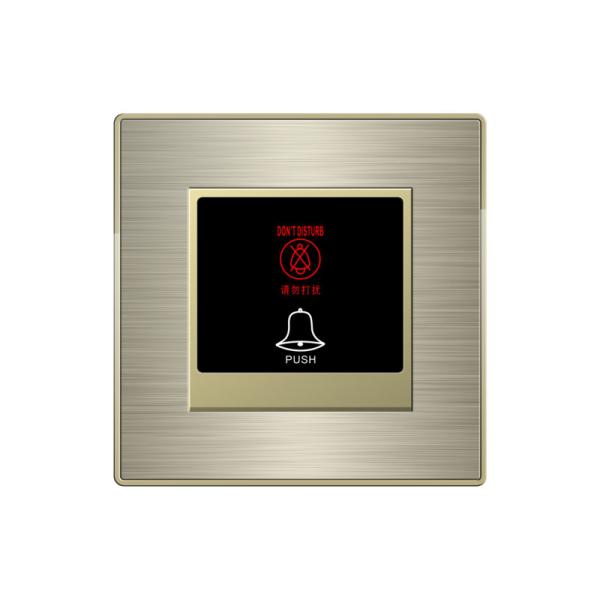 220V AC Hotel Door Plate Multi Material Frame Self Contained Power 0.3W