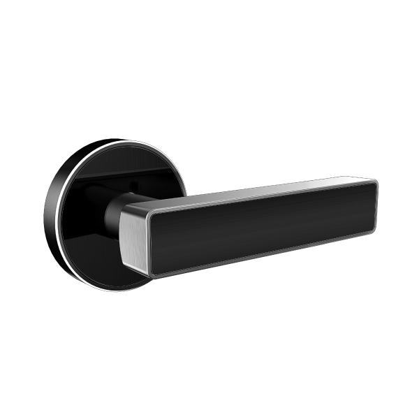 Fechamento interno da impressão digital de ROSH para a porta de madeira do quarto do agregado familiar