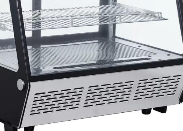 Curved Glass R600a Refrigerant 160L Cake Display Fridge