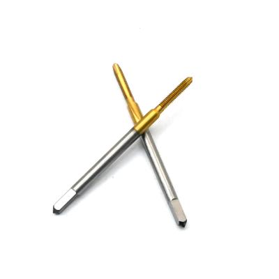 Tap for metric thread for through hole straight 2 flutes spiral web thining of