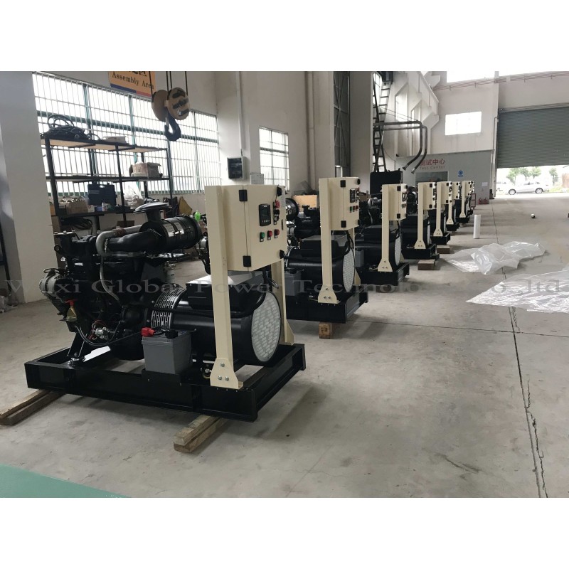 24KW Open 30 Kva Dg Generator Powered By Yanmar 4TNV88-GLE Sea Water Cooled