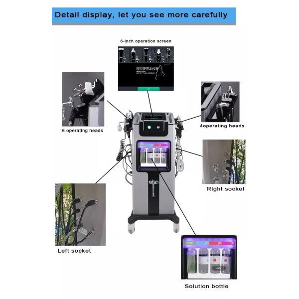 Microdermabrasion Oxygen Hydro Dermabrasion Machine Deep Cleansing Facial