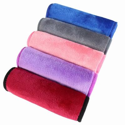 Tissu magique de solvant de serviette de gomme de maquillage d'ouatine organique de Microfiber