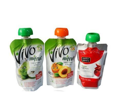 Custom free shape water spout pouch, Plastic bottle shape water spout bag with hook