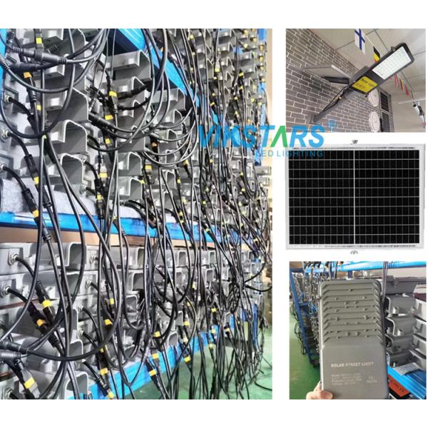 Outdoor Garden Solar Street Light IP66 Light Control With 12hrs Lighting Last