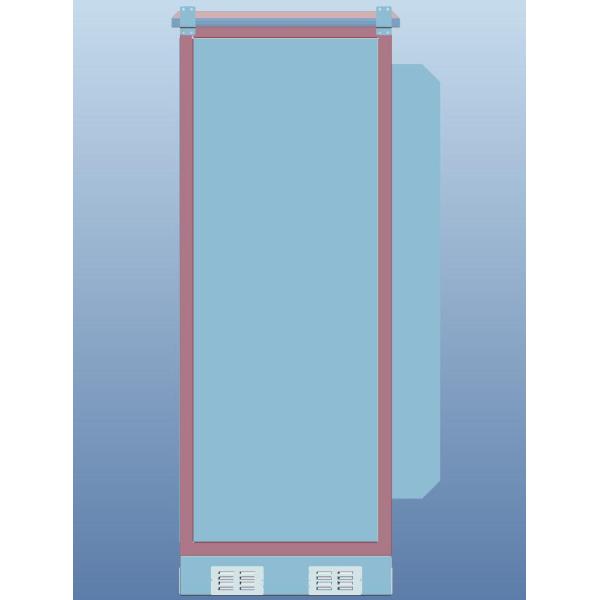 Шкаф шкафа связи 19 дюймов на открытом воздухе, на открытом воздухе шкаф электроники IP55