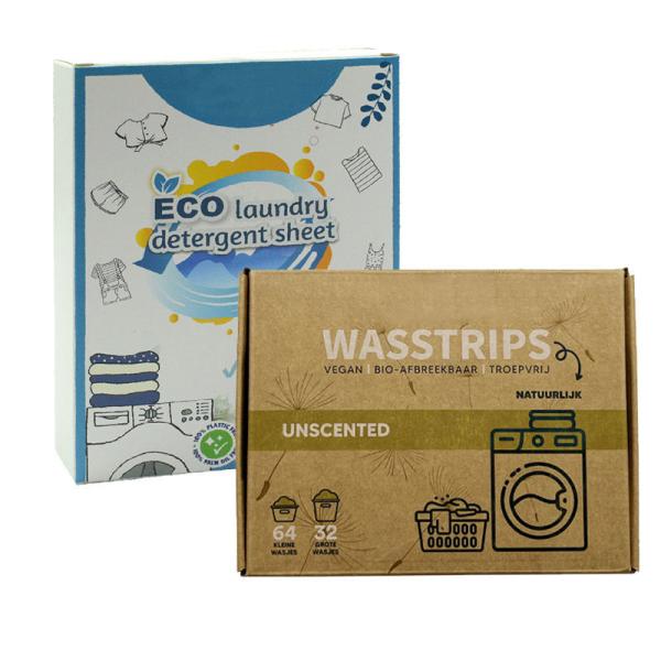 Lavado de Ropa Ecológico-Hojas de Detergente para Lavandería a Base de Plantas Condensadas