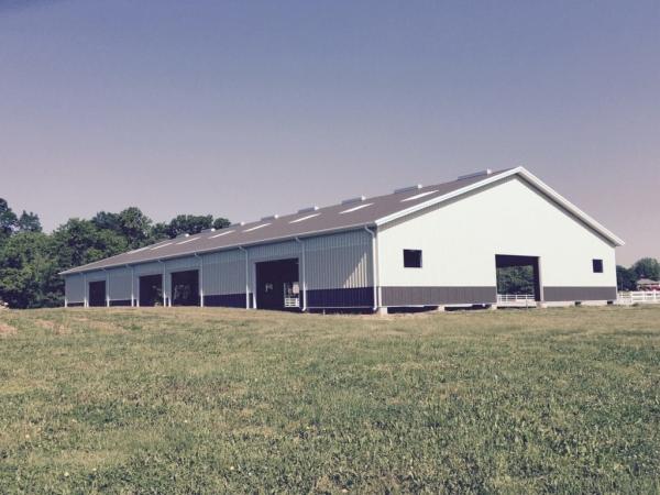 Prefabricated Steel Structure Warehouse For Workshop / Poultry House