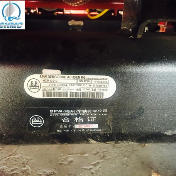 Double Containers Promo Sino Semi Trailer Trucks Low Bed 90# 3.5 Inch King Pin