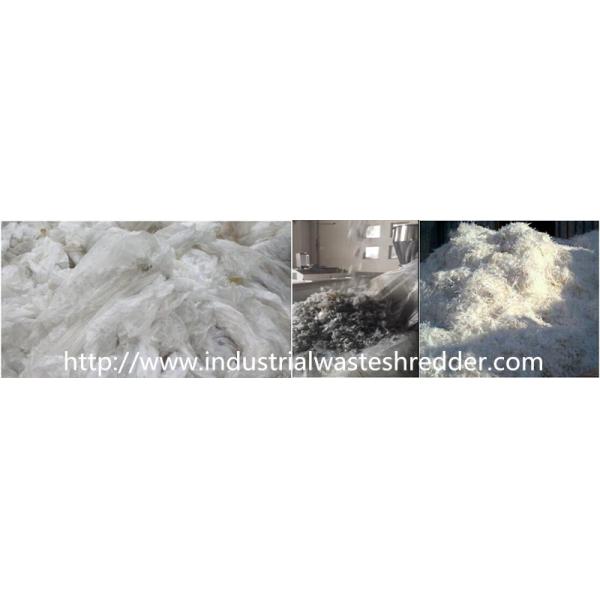 Funcionamiento plástico del establo de la alta precisión de la máquina de la trituradora de la basura de la película del HDPE