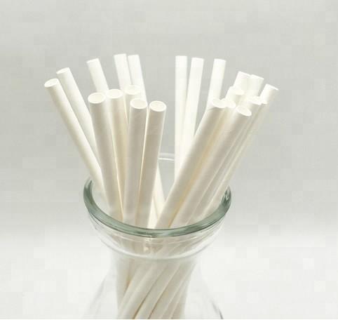 6mm Diameter Kraft Paper Sucker Straws for Lollipop Drinking Natural and Biodegradable