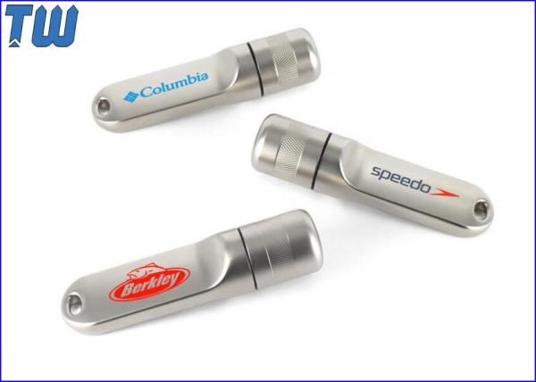 Waterproof Metal Plug 32GB USB Flash Pen Drive Silk Screen Printing Logo
