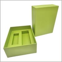 Custom Luxury Rigid Gift Box With Insert For Skincare Or Electronic Products Matte Green Packaging