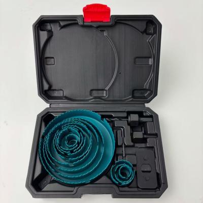16PC Carbon Steel Hole Saw Set 25mm Carbide Hole Saw For Timber