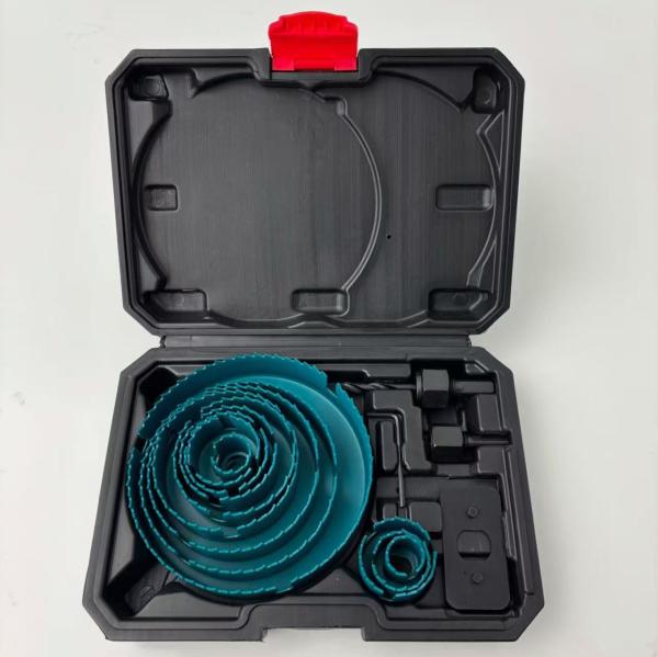16PC Carbon Steel Hole Saw Set 25mm Carbide Hole Saw For Timber