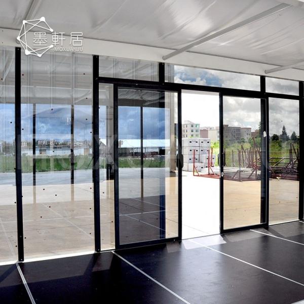 8M Box Hotel Luxury Glamping Tent Glass House Resort For Outdoor Shop