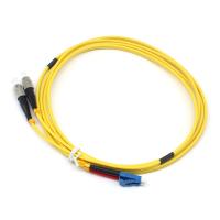 Colete amarelo LC UPC para FC UPC Cordão de remendo de modo único Simplex G657A1 LSZH 2.0mm