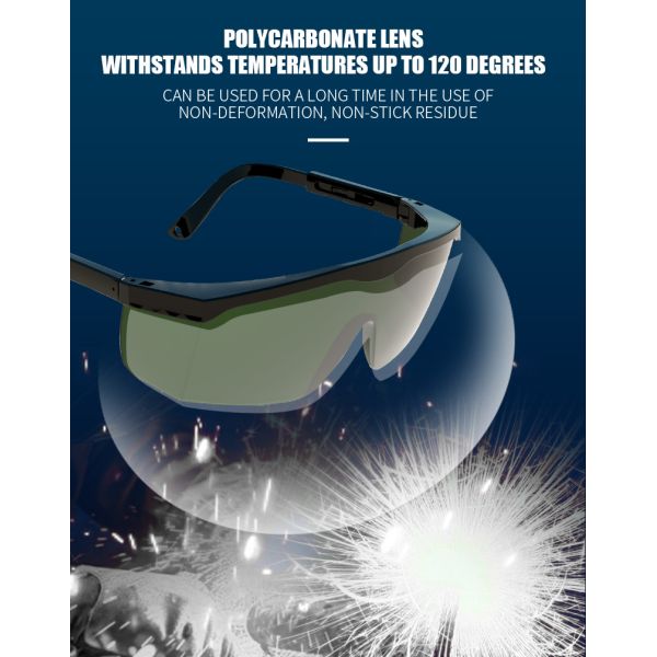 Professional 8 Degree Gray Eyewear Protective Eyes Helmets Weld Goggles Welding Glasses for Welder