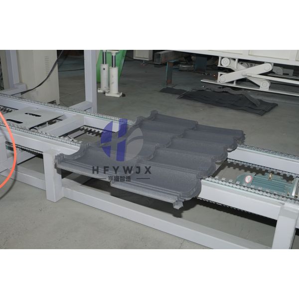 1110 Glazed Tile Production Line with 16 Roll Forming Stations, 11kw Servo Motor, and PLC Control for High Output