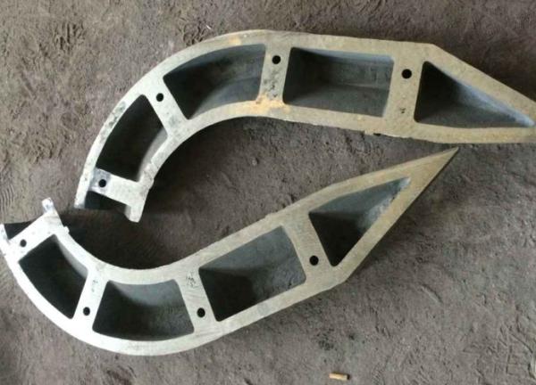 Wear resistant Cast Iron NiCr 1-550/AS2027 Guide Rail Curve with good abrasion resistance