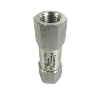 Aço inoxidável 316 304 de fundição WZ válvula de verificação de alta pressão sem retorno para industrial