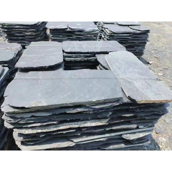 El paso negro de la pizarra de la prueba del tiempo teja las tejas del jardín de la pizarra resistencia térmica