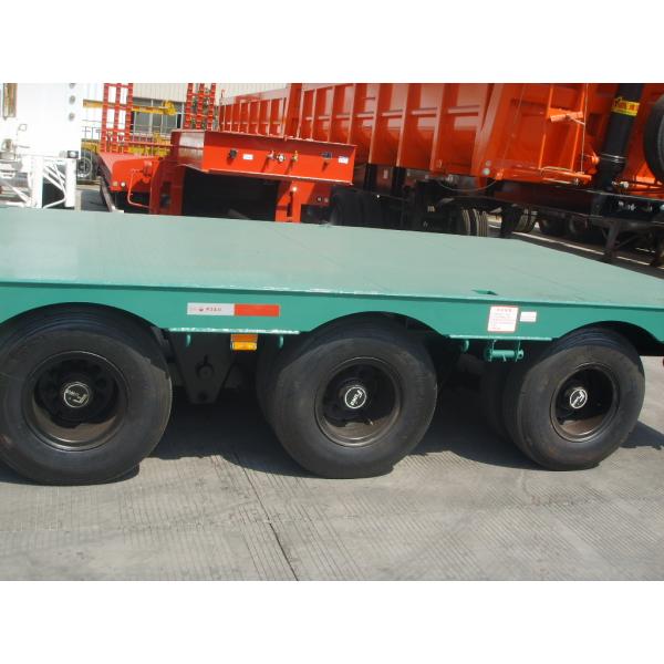 Hydraulic Low Bed Semi Trailer With Mechanical Suspension In 3/4/5 Axles
