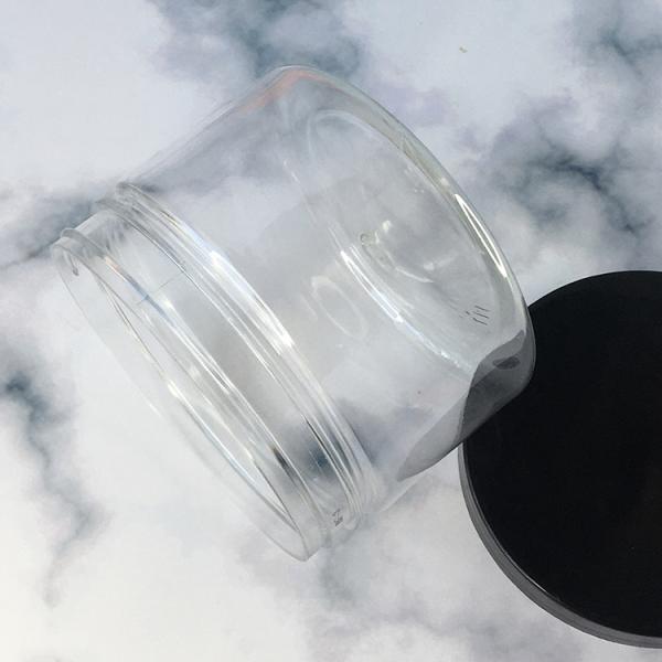 100ml 8oz 500ml 1000ml Clear Pet Plastic Storage Container Food Grade Cosmetic Cream Jar With Lid