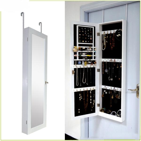 12KG Armoire montado en la pared de la joyería del espejo del MDF del estilo europeo E1