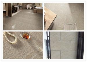 High Precision Sandstone Look Porcelain Tiles Glazed Concave Convex Pattern