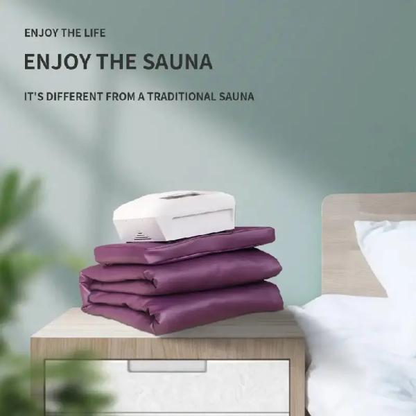 Custom 110-240V Low EMF Zero EMF Far Infrared Sauna Blanket with Bian Stone for Weight Loss and Beauty Salon