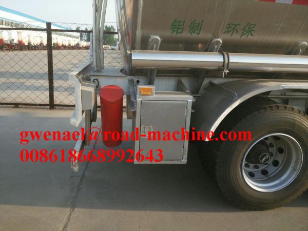 3 axles 33000L / 45000L Oil Tanker Truck/ Petroleum Tank Semi-Trailer  ,Stainless steel