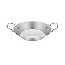 Wholesale TOP Seller Gold Cookware Dry Pan Stainless Steel Ramen Pots Seafood Frying Pan For Kitchen