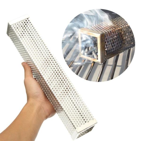 Perforated Smoking Pipe Grill Stainless Steel Square Perforated Mesh Smoking Pipe Filter