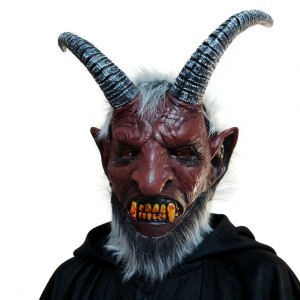 Latex Material Creepy Mask One Size Fit Most for Halloween Events and Horror