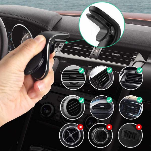 Universal Magnetic Car Phone Mounts 5pcs N50 Air Vent Windshield Phone Holder