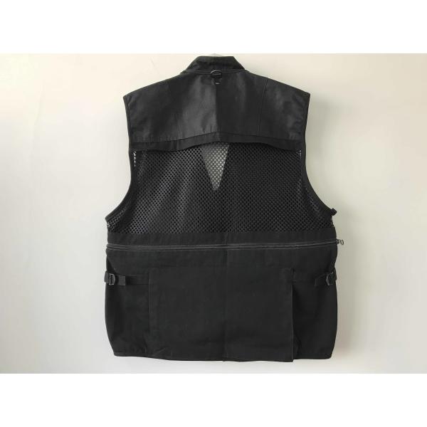 vest, photography vest, mens vest 037 in T/C 65/35 fabric, black color, fishing vest, casual vest