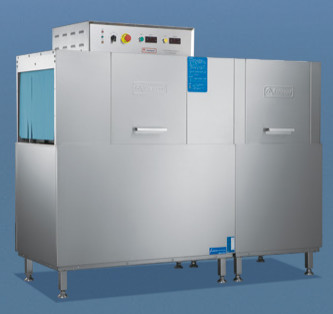 Безопасность Тип полета посудомоечная машина из нержавеющей стали SS304 6.7KW Автоматическая конвейерная остановка Отель оборудование