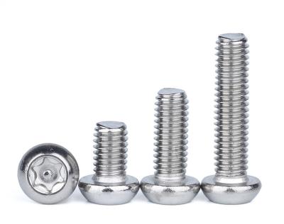 Tamper Resistant Button Head Torx Screws ASME 18.3 With Fully Threaded