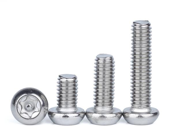 Tamper Resistant Button Head Torx Screws ASME 18.3 With Fully Threaded