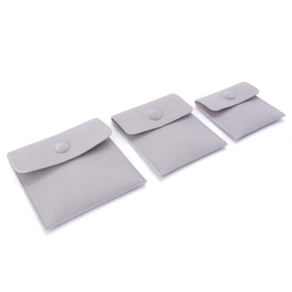 OEM/ODM Acceptable Microfibre Jewelry Pouches Custom Logo Earring Bags for Arrivals