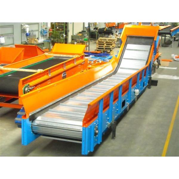 Stainless Steel Inclined Slat Chain Conveyor for Sale