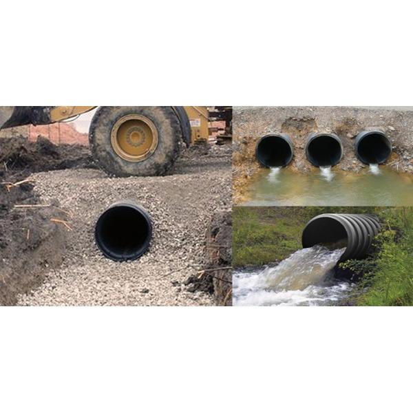 СН8 Погребальная канализационная труба Двухстенная полиэтиленовая HDPE канализационная труба