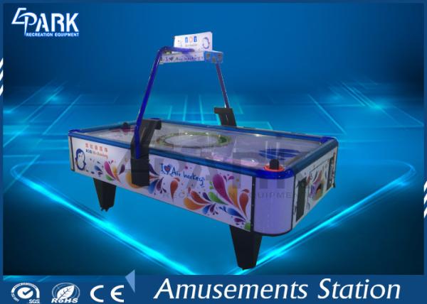 Acrylic Table BOBI Commercial Air Hockey Table For Kids CE Certificated